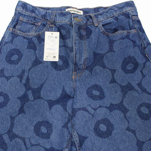 marimekko マリメッコ 25SS Maridenim Loose Unikko マリデニム ルーズ