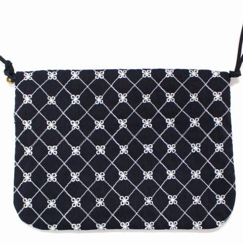 【美品】mina perhonen フラワービーンズ　フィナンシェバッグ minaperhonen ミナペルホネン financier bag -flower beads