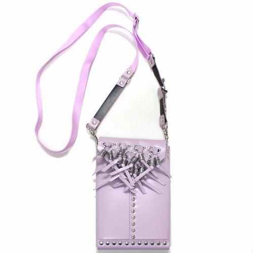 TOGA TOO トーガ トゥ 25SS LEATHER SHOULDER POUCH レザーショルダーポーチ ピンク_1