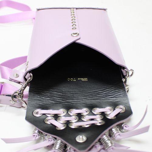 TOGA TOO トーガ トゥ 25SS LEATHER SHOULDER POUCH レザーショルダーポーチ ピンク_4