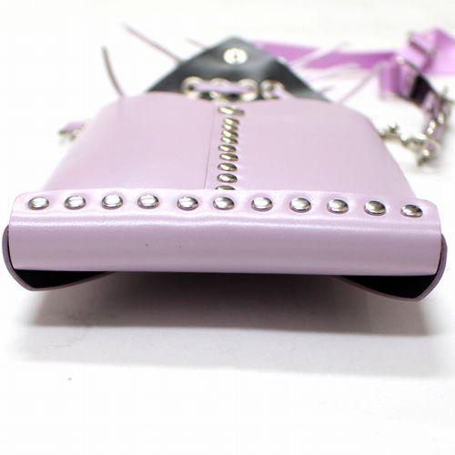 TOGA TOO トーガ トゥ 25SS LEATHER SHOULDER POUCH レザーショルダーポーチ ピンク_5