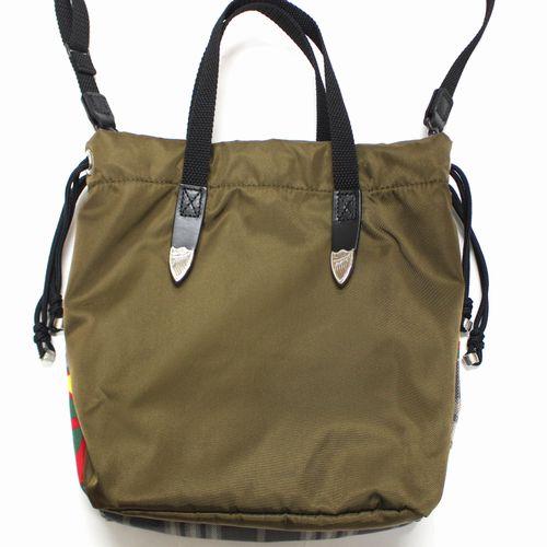 TOGA TOO トーガ トゥ Print drawstring bag プリントドローストリング