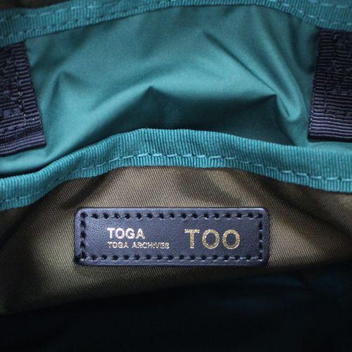 TOGA TOO トーガ トゥ Print drawstring bag プリントドローストリング