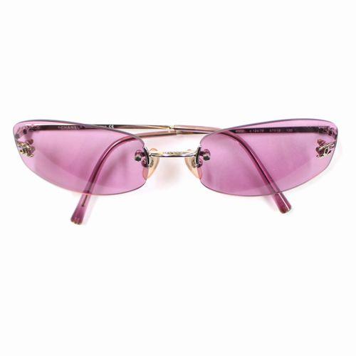 CHANEL サングラス ピンク ミラーレンズ CHANEL シャネル 4002 C.124/76 サングラス 57□19-130 ピンク