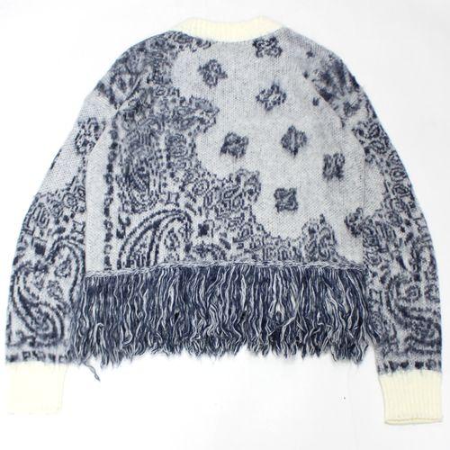 sacai サカイ 22AW Bandana Jacquard Knit Pullover バンダナ sacai サカイ 22AW Bandana Jacquard Knit Pullover バンダナ
