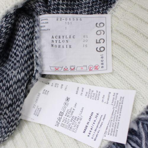 sacai サカイ 22AW Bandana Jacquard Knit Pullover バンダナ sacai サカイ 22AW Bandana Jacquard Knit Pullover バンダナ