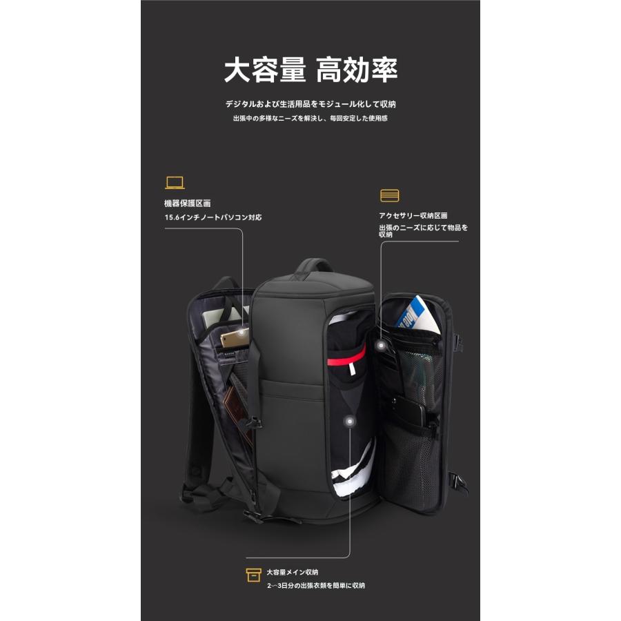 通勤用バックパック大容量リュックサックノートパソコン対応リュック出張用バッグレジャーバックパック_10