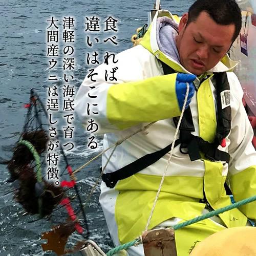 大間のうに 国産 塩ウニ 60g 大間漁師の塩うに 瓶詰め 青森県大間産