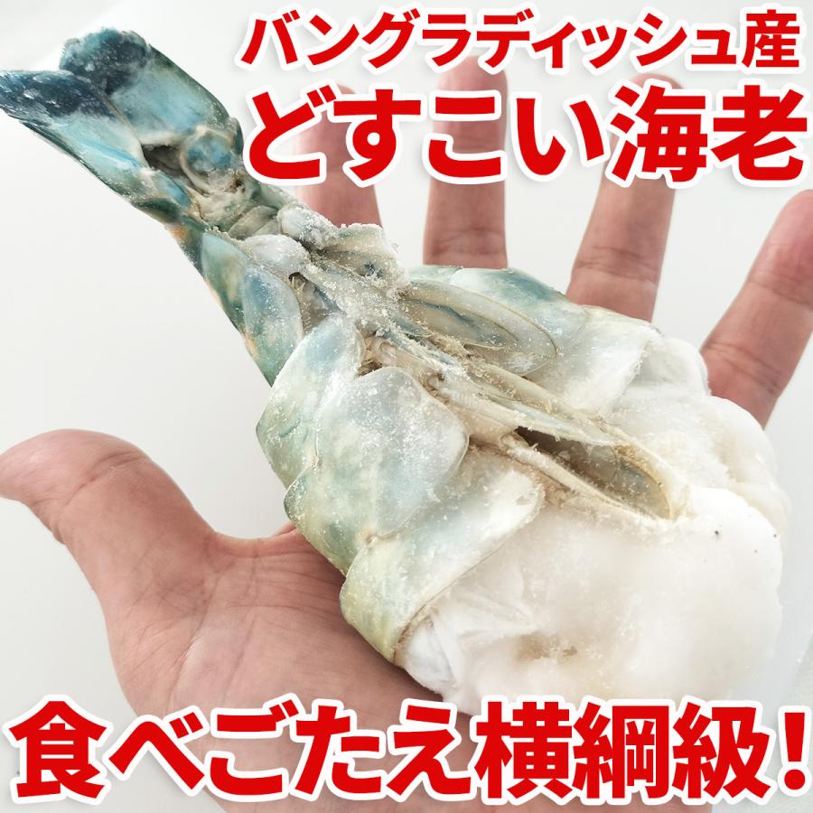 どすこい海老 454g (5尾入り) 【送料無料】バングラデシュ産オニ