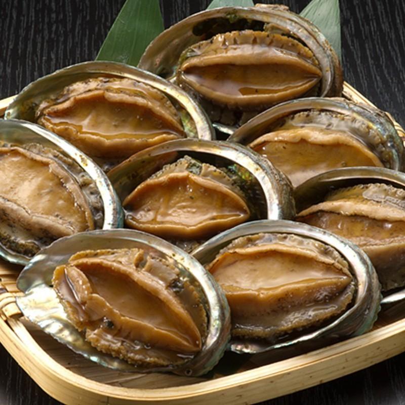 極上煮鮑！高級あわびの姿煮(鮑の煮貝)(40/50gサイズ) 10個セット 貝殻