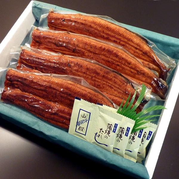 炭火焼 鰻うなぎ蒲焼き ふっくらとろける極旨ウナギ 約30cm超特大 約200g×4尾 父の日ギフト/土用丑の日/お中元|uomizushima|02