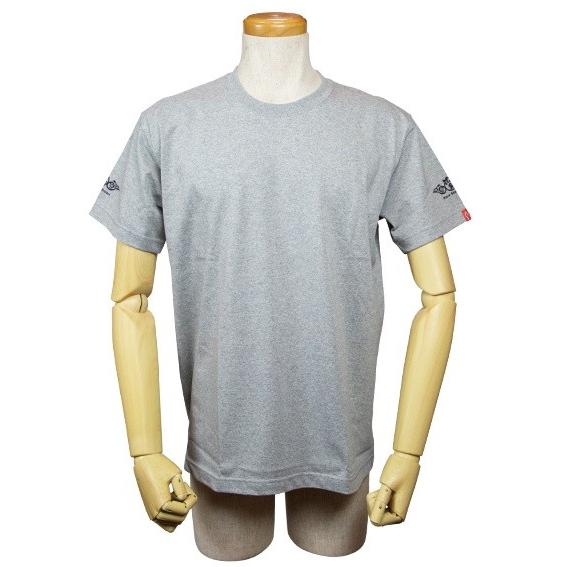 Tシャツ メンズ 半袖 極厚 グレー クロダイ 魚柄 釣り 7.1oz |  | 01