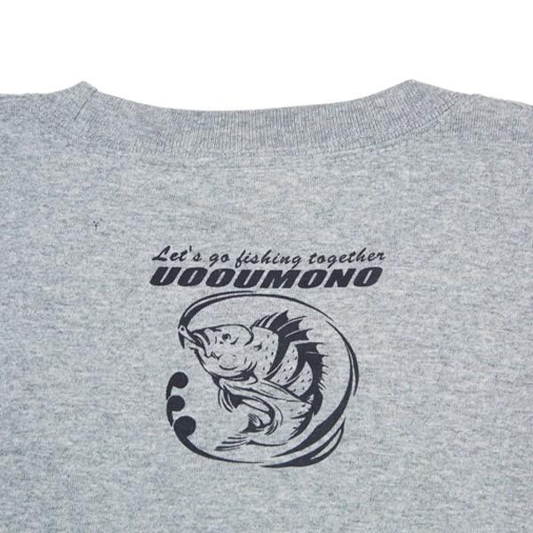 Tシャツ メンズ 半袖 極厚 グレー クロダイ 魚柄 釣り 7.1oz |  | 04