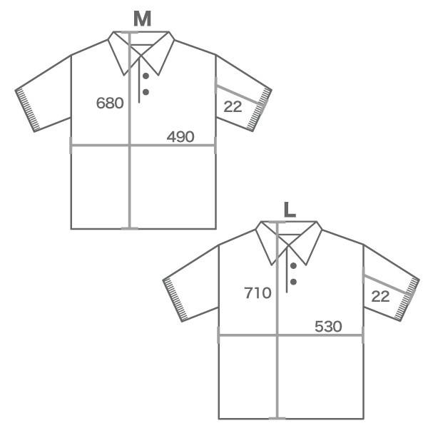 ポロシャツ 形状安定 吸水速乾 UVカット 消臭 タチウオ 魚柄 釣り メンズ  ライン入り |  | 05