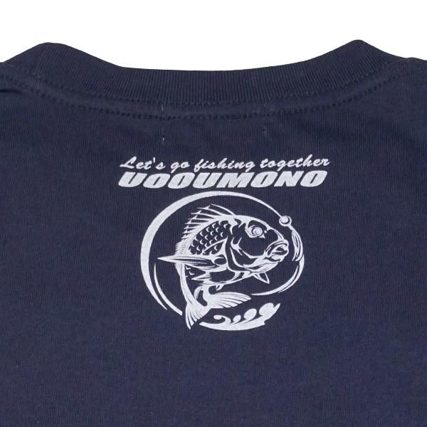 Tシャツ メンズ 半袖 厚手 ネイビー マダイ 魚柄 釣り 6.2oz |  | 03