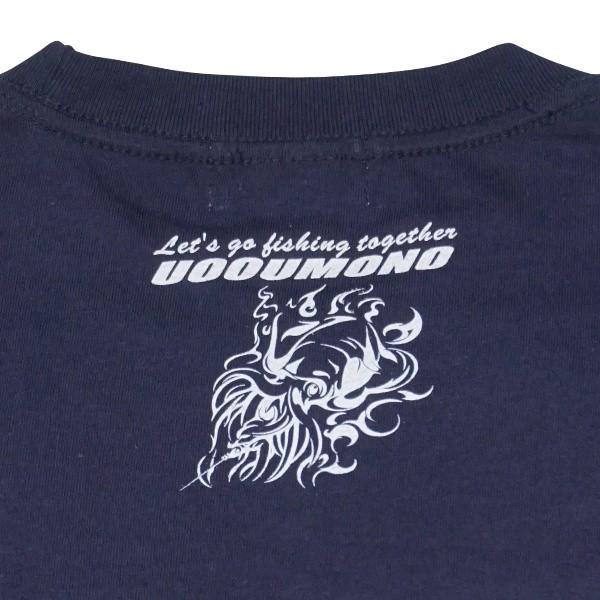 Tシャツ メンズ 半袖 厚手 ネイビー アオリイカ 魚柄 釣り 6.2oz |  | 03