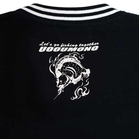 トレーナー 厚手 裏起毛 ヒラメ 魚柄 釣り メンズ ポケット付き ライン入り |  | 02