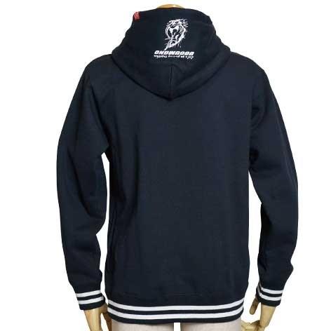 パーカー 厚手 裏起毛 シーバス 魚柄 釣り メンズ ポケット付き ライン入り |  | 01