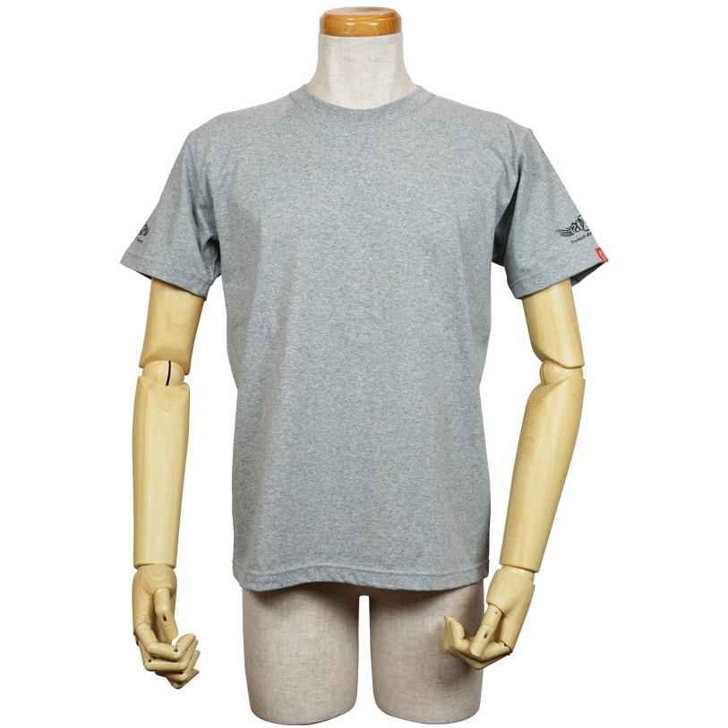 Tシャツ メンズ 半袖 極厚 グレー カワハギ 魚柄 釣り 7.1oz |  | 01