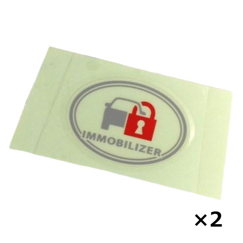 新品 純正 三菱 ランサーエボリューション CT9A グランディス NA4W イモビライザー ステッカー 2枚 MITSUBISHI エクリプススパイダー D53A デカール イモビ |  | 01