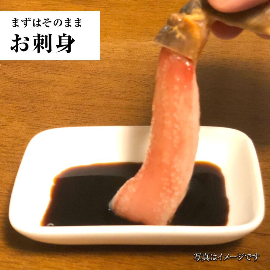 ズワイガニ ポーション 1kg 500g×2P 40本入 カニしゃぶ用 生食 OK かに カニ 蟹 ぐるむき 歳末 お歳暮 年末グルメ 贈答 迎春 | おさかな問屋 魚奏 | 10