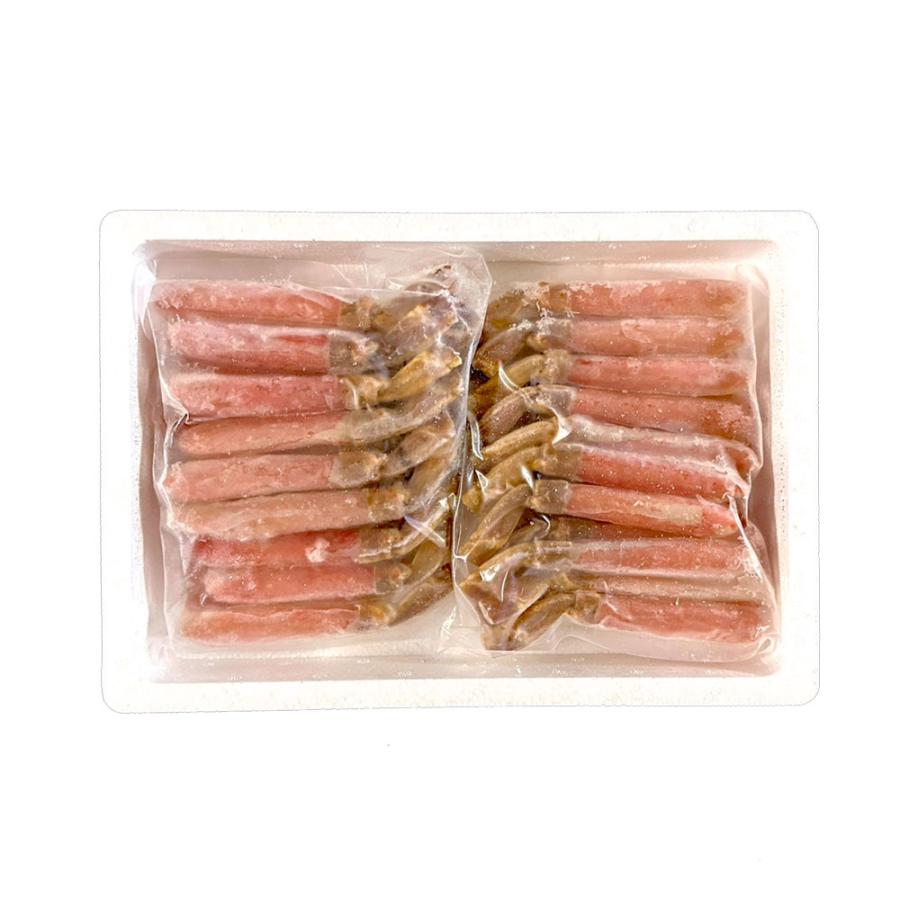 ズワイガニ ポーション 1kg 500g×2P 40本入 カニしゃぶ用 生食 OK かに カニ 蟹 ぐるむき 歳末 お歳暮 年末グルメ 贈答 迎春 | おさかな問屋 魚奏 | 16