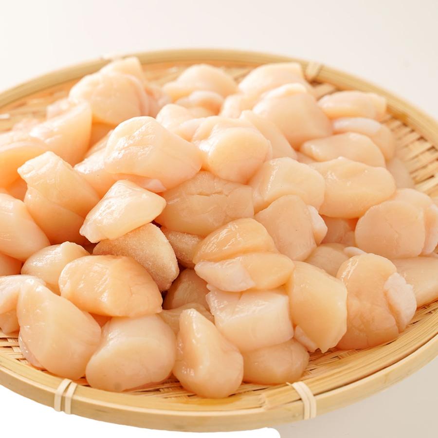 訳あり 生ほたて貝柱 1kg ホタテ 帆立 生食用 刺身用 お歳暮 ギフト 海鮮グルメ 北海道 母の日 父の日 敬老 中元 ギフト | おさかな問屋 魚奏 | 18