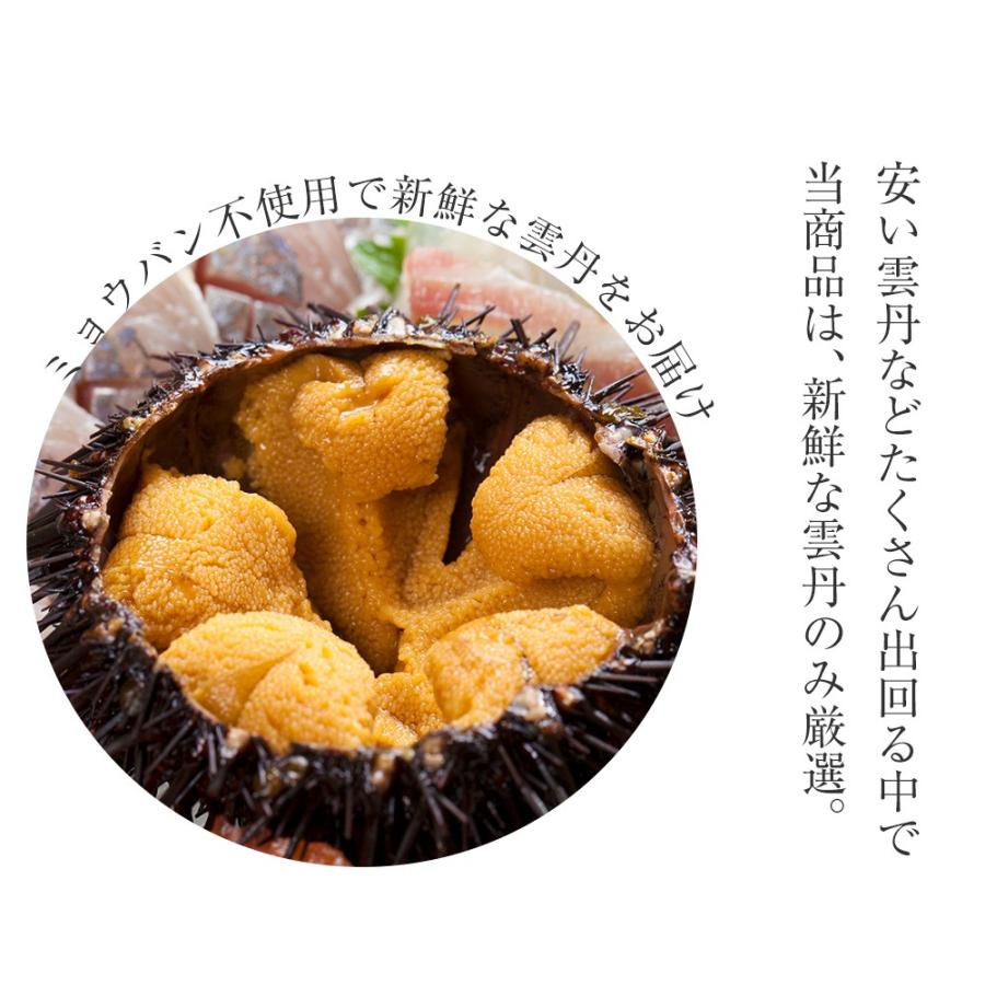 おさかな問屋 魚奏 うに 雲丹 冷凍生うに 無添加 300g（100g×3P
