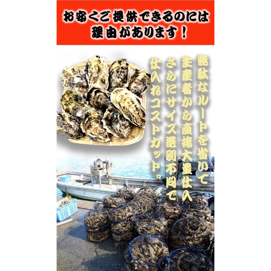 広島産 殻付き 牡蠣 訳あり 3キロ(約30個) カンカン焼き ガンガン焼　カキ かき 宮島 BBQ 歳末 お歳暮 年末グルメ 贈答 迎春 | おさかな問屋 魚奏 | 07
