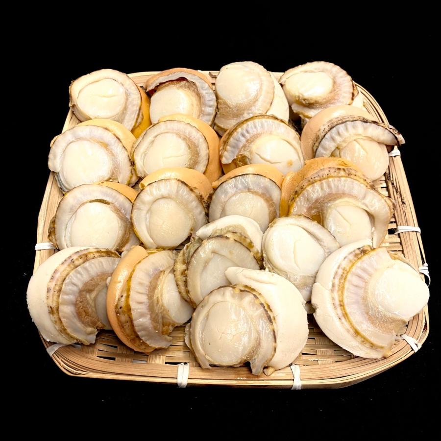 北海道産 ボイルほたて 特大 2L （NET800g） ほたて ホタテ 帆立 貝 蒸し 母の日 お祝い 父の日 歳末 お歳暮 年末グルメ 贈答 迎春 | おさかな問屋 魚奏 | 20