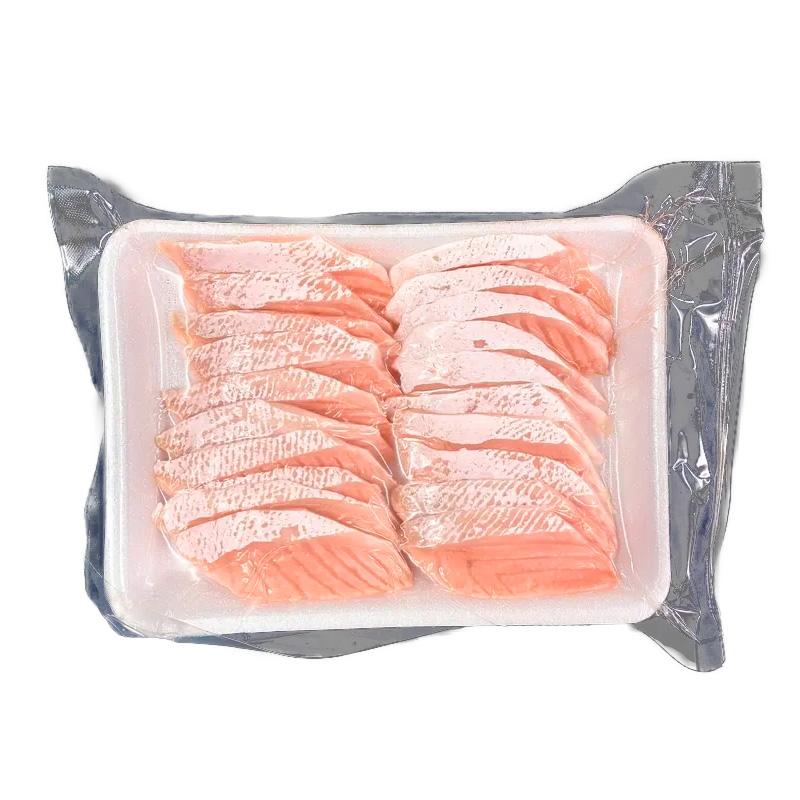 とろサーモン スライス 20枚 寿司ネタ サーモンハラス 手巻寿司 ハラス 約180g  業務用 同梱推奨 歳末 お歳暮 年末グルメ 贈答 迎春 | おさかな問屋 魚奏 | 10