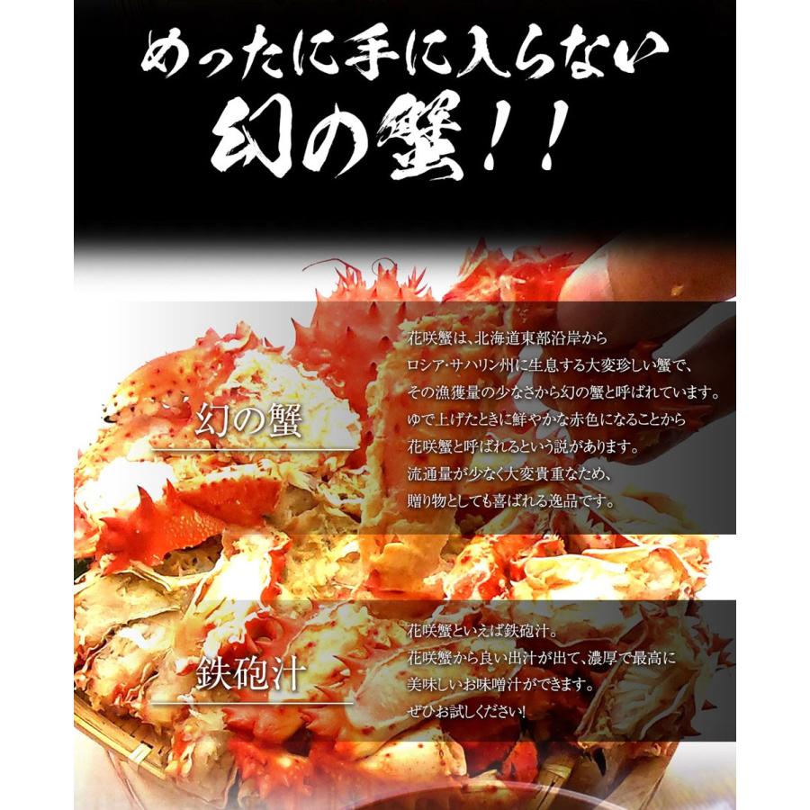 訳あり 特大 ボイル 蟹 姿まるごと満足セット ズワイガニ 花咲ガニ 毛ガニ 総重量約2.0〜2.2kg 歳末 お歳暮 年末グルメ 贈答 迎春 | おさかな問屋 魚奏 | 12