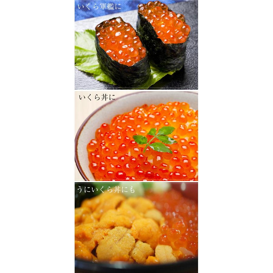 イクラ いくら醤油漬け 業務用900g 鮭子 北海道産 国産 在宅 母の日 父の日 敬老 お取り寄せ 中元 歳末 お歳暮 年末グルメ 贈答 迎春 | おさかな問屋 魚奏 | 04