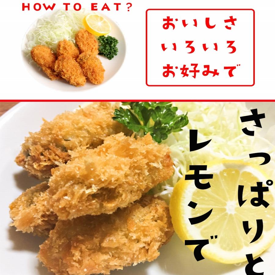 広島県産 牡蠣フライ 20粒入 かき カキフライ 500g 大粒 手仕込み 約25g×20個 袋ノ内 国産 歳末 お歳暮 年末グルメ 贈答 迎春 | おさかな問屋 魚奏 | 09
