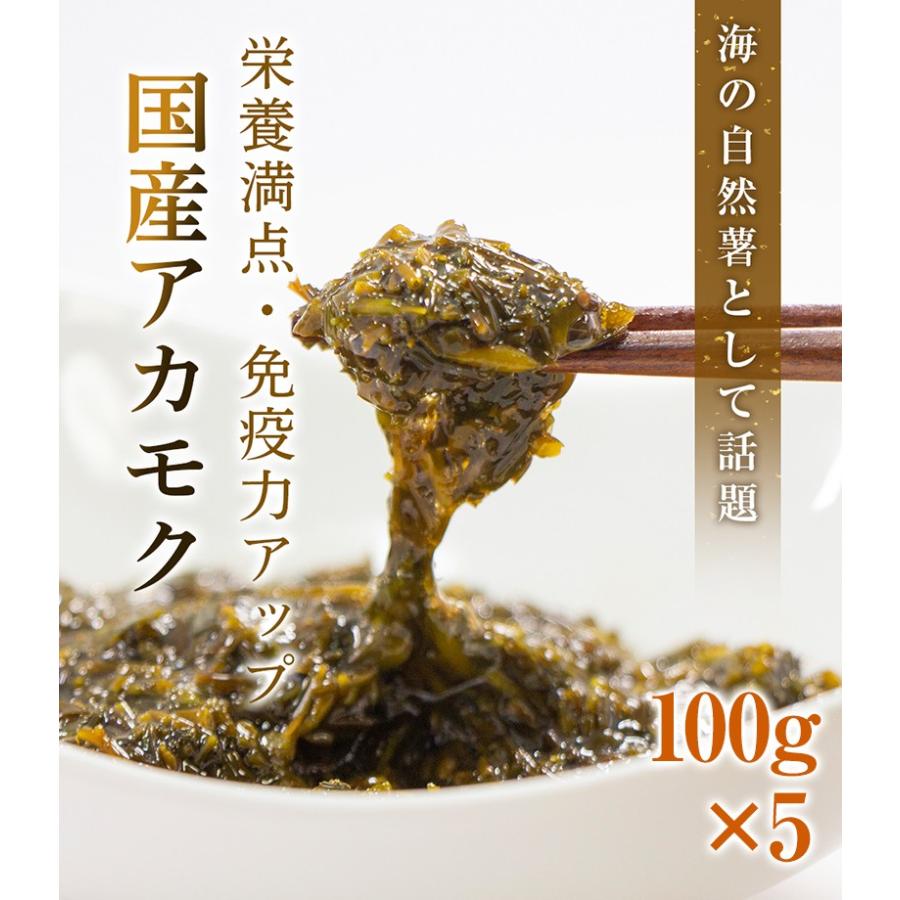金華山沖 アカモク 100g 5セット 冷凍 無添加 無着色 保存料・化学調味料不使用 海藻 あかもく 歳末 お歳暮 年末グルメ 贈答 迎春 | おさかな問屋 魚奏 | 17