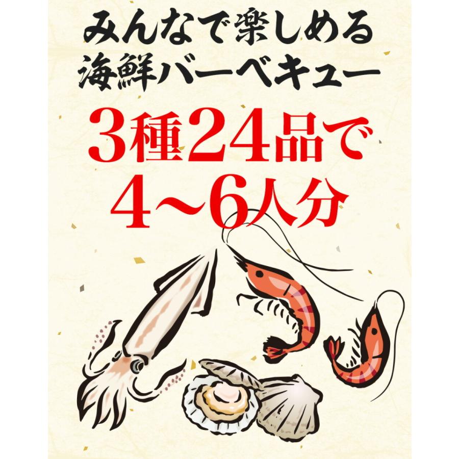 豪華 海鮮 BBQ バーベキューセット 赤エビ 10尾 イカ一夜干し 4枚 殻付き帆立 10枚 在宅 キャンプ 歳末 お歳暮 年末グルメ 贈答 迎春 | おさかな問屋 魚奏 | 06