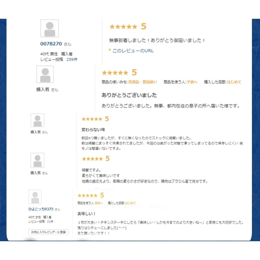 ブラジル産 鶏もも肉 12kg 2kg×6 ケース 販売 とり トリ 鶏 鶏肉 鳥肉 モモ 腿 業務用 徳用 パーティー BBQ｜uosou｜07