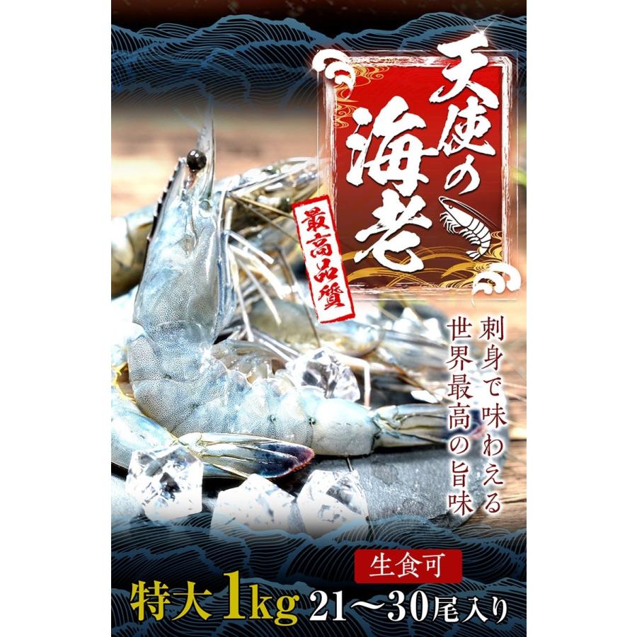 天使の海老 特大サイズ 1kg 海鮮 有頭 特大サイズ 1kg お取り寄せ お試し 世界最高品質 刺身 生食 歳末 お歳暮 年末グルメ 贈答 迎春 | おさかな問屋 魚奏 | 01