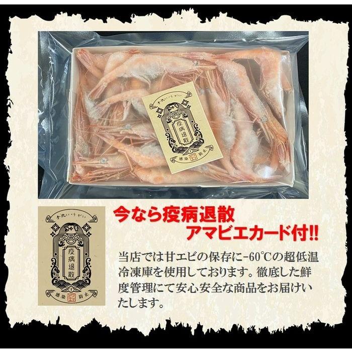 お刺身用 甘えび 2L 特大約50〜60尾 1kg 訳あり アマエビ 甘海老 南蛮赤海老 ギフト 　 歳末 お歳暮 年末グルメ 贈答 迎春 | おさかな問屋 魚奏 | 13