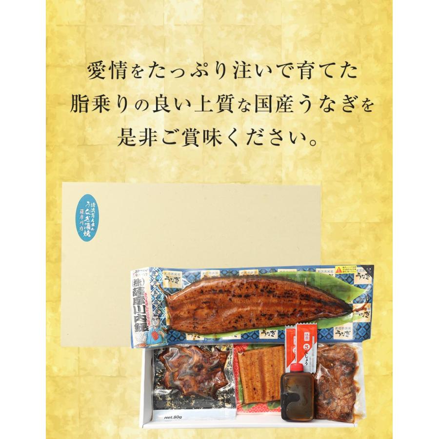 薩摩川内 国産 うなぎ蒲焼 詰合せ セット うなぎ ウナギ 鰻 活鰻 活うなぎ 養殖 土用丑の日 鹿児島 歳末 お歳暮 年末グルメ 贈答 迎春 | おさかな問屋 魚奏 | 04