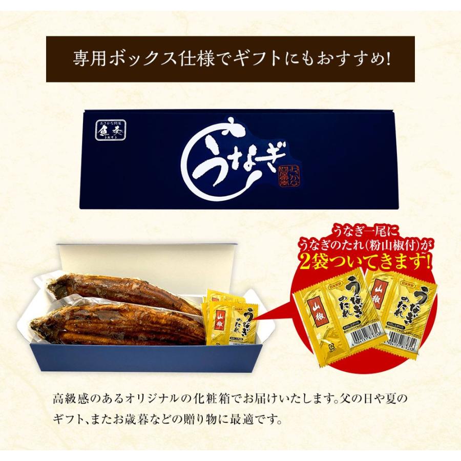 うなぎ長焼 380g〜400g×2本 炭火焼 訳あり 超ビッグサイズ ウナギ 鰻 在宅 父の日 敬老 歳末 お歳暮 年末グルメ 贈答 迎春 | おさかな問屋 魚奏 | 18