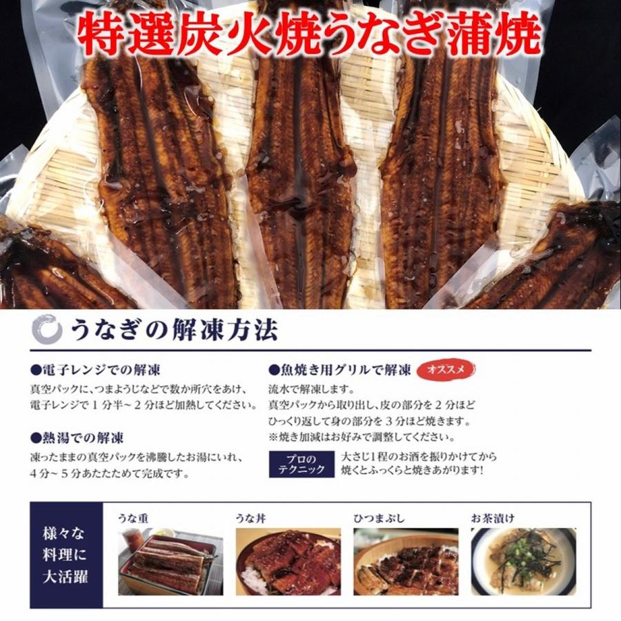 うなぎ長焼 大サイズ 炭火焼 200g×5尾 中国産 真空パック ウナギ 鰻 蒲焼 土用 丑の日 化粧箱 歳末 お歳暮 年末グルメ 贈答 迎春 | おさかな問屋 魚奏 | 02