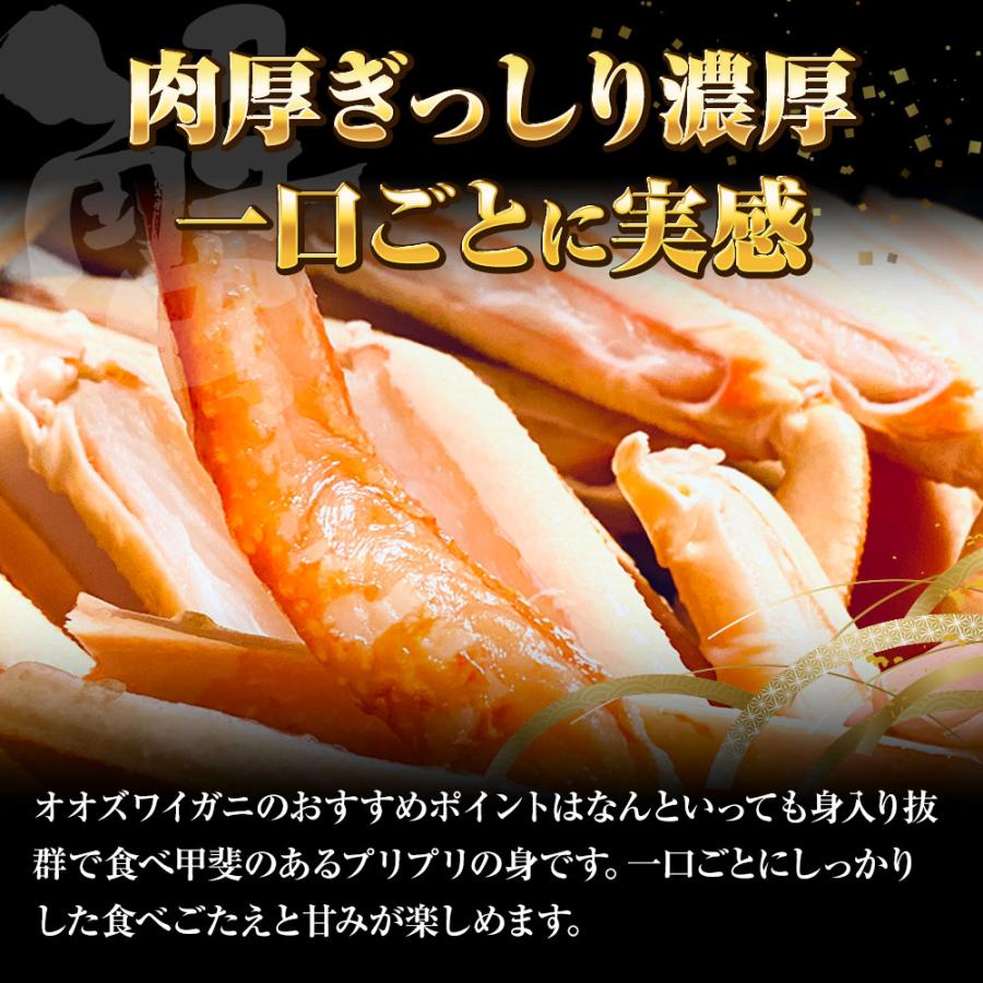 ケース販売限定特価 北海道産 浜茹で オオズワイガニ 姿 メガ盛り 4kg6尾 特大サイズ 蟹 カニ 蟹 歳末 お歳暮 年末グルメ 贈答 迎春 | おさかな問屋 魚奏 | 03