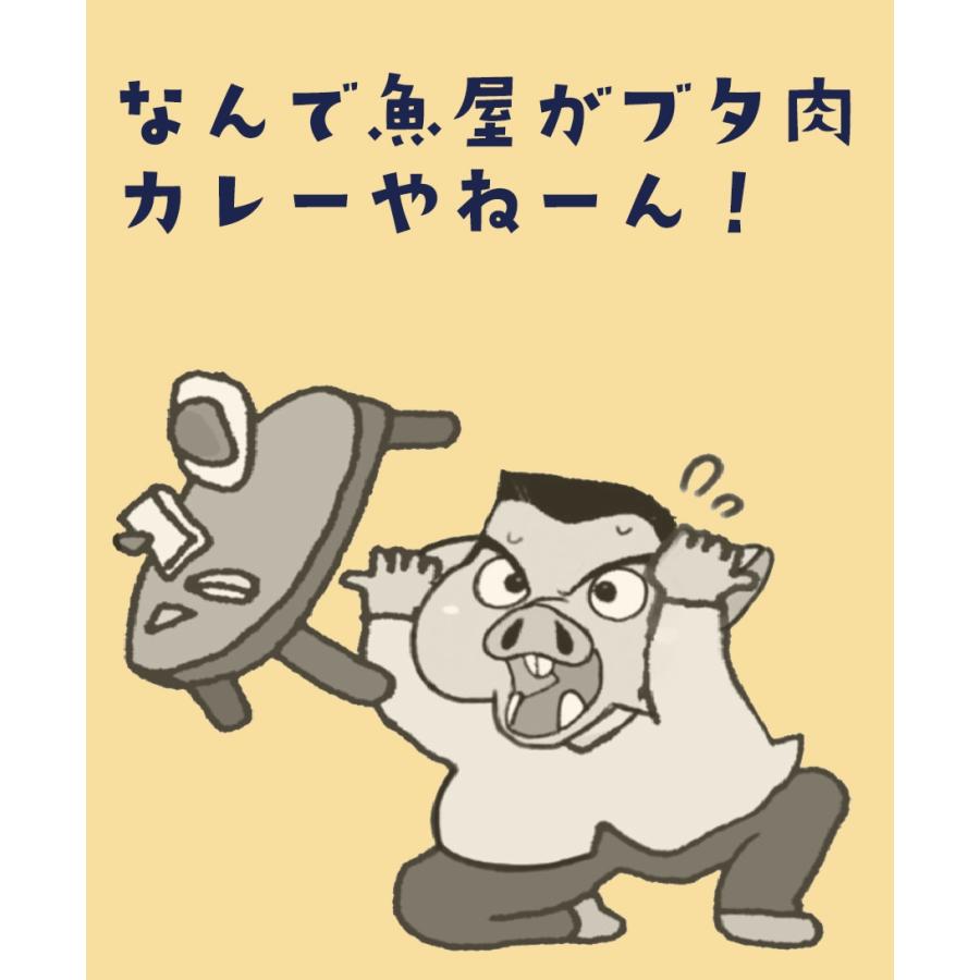 浪花乃豚角カリー ナニワノブタカクカリー 2パック 260g×2袋 レトルト カレー メール便 豚角煮 歳末 お歳暮 年末グルメ 贈答 迎春 | おさかな問屋 魚奏 | 10