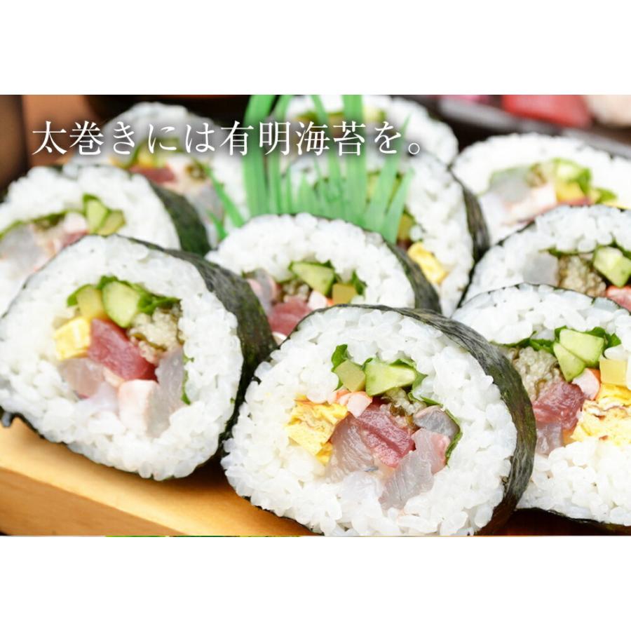 有明産 高級焼き海苔 全型50枚×3P 徳用 訳あり 鮨屋ご用達 のり 恵方巻 巻きずし おにぎり 海苔巻き 歳末 お歳暮 年末グルメ 贈答 迎春 | おさかな問屋 魚奏 | 12