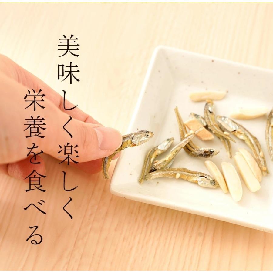 瀬戸内海産 アーモンド小魚 320g 大容量 メガ盛り 珍味 アーモンド ごま いりこ 酒の肴 おつまみ 母の日 父の日 敬老 中元 ギフト | おさかな問屋 魚奏 | 12