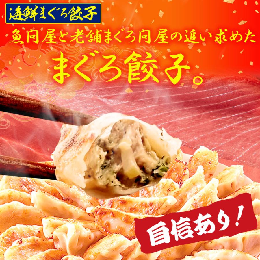 究極のまぐろ餃子 & 黒豚入り肉餃子 セット 100粒（各50粒づつ×2袋） 餃子 ぎょうざ ギョウザ 歳末 お歳暮 年末グルメ 贈答 迎春 | おさかな問屋 魚奏 | 08