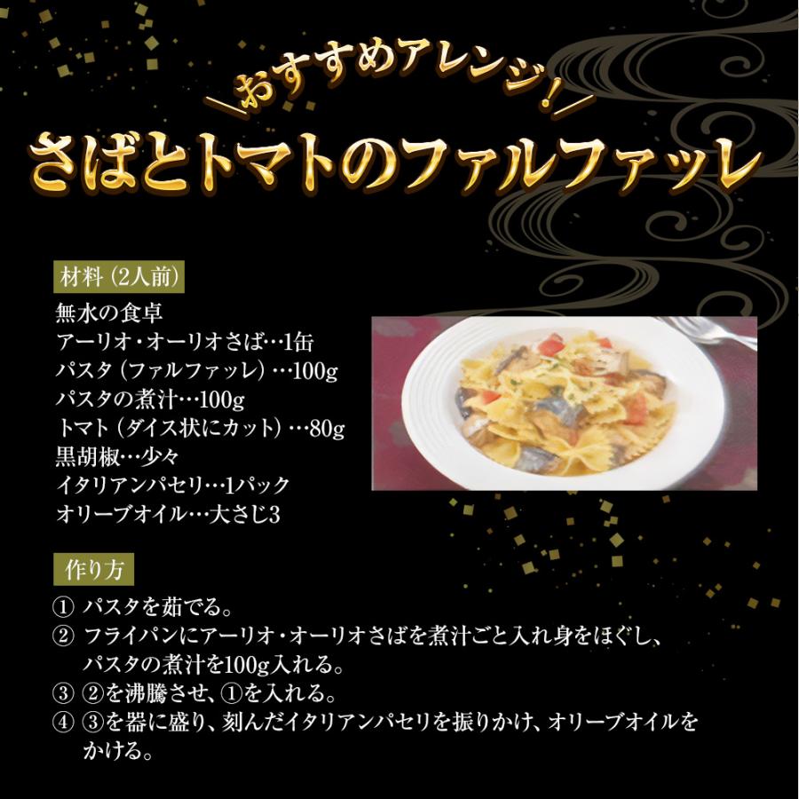 高級 無水調理 国産さば缶 (無水の食卓）HOKO 詰合せ 2種×各2缶 計4缶セット ふり塩 アーリオオーリオ さば 缶詰 さば サバ 鯖 母の日 父の日 敬老 中元 ギフト | おさかな問屋 魚奏 | 13