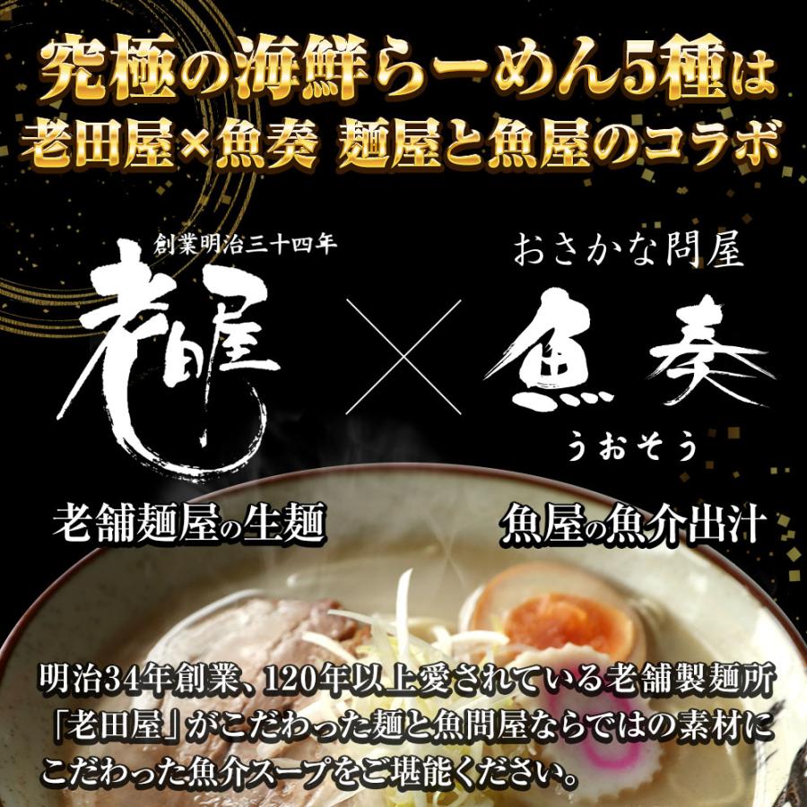 生ラーメン 10種20人前セット ご当地＆海鮮 送料無料 醤油 塩 豚骨 味噌 カレー ほたて 鯛 海老 あご 歳末 お歳暮 年末グルメ 贈答 迎春 | おさかな問屋 魚奏 | 08
