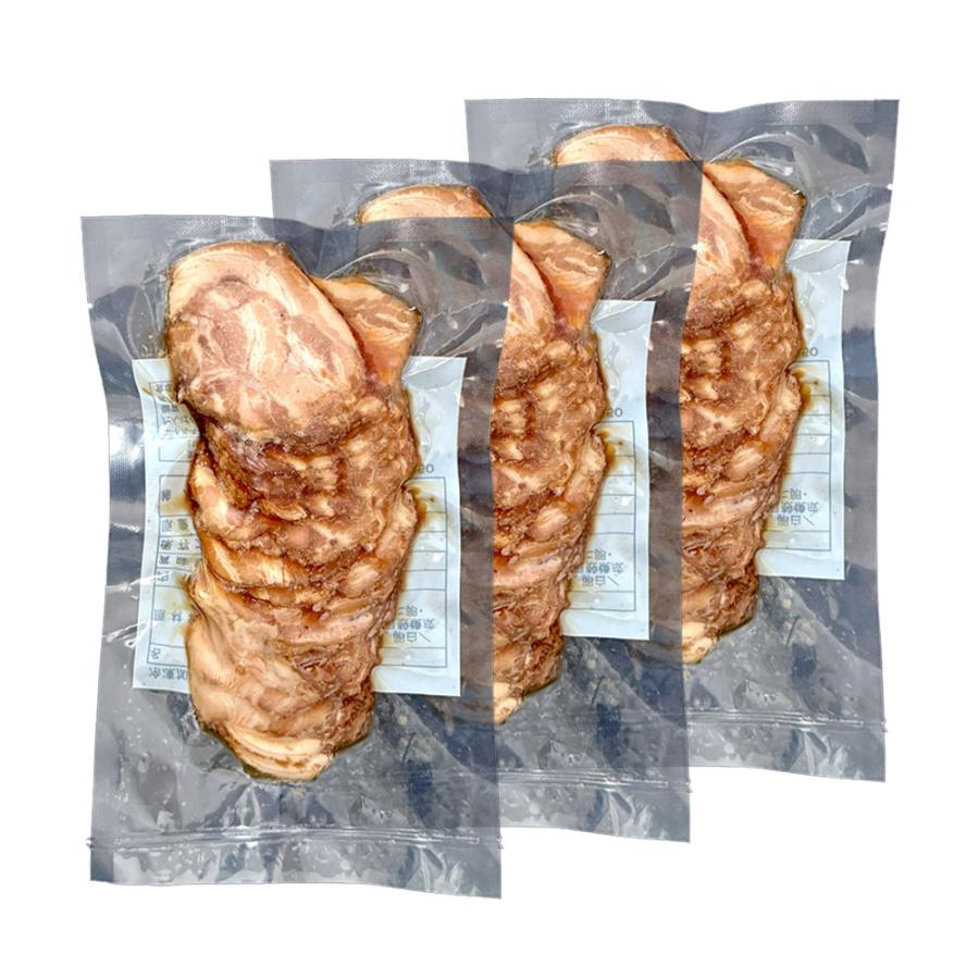 本格 煮豚バラ肉チャーシュー 750g(250g×3パック） スライス 煮豚 ぶた ブタ 豚 台湾 豚肉 ポイント利用 お試し商品 サンプル | おさかな問屋 魚奏 | 12
